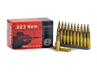 Патрон нарезной RWS GECO калибр 223 REM FMJ 4,1 гр. (в пачке 50 шт.)