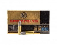 Патрон нарезной RWS калибр 22 LR DN Super Pistol 250 2,6 гр. 40 grn. (в пачке 50 шт.)