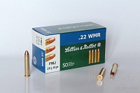 Патрон нарезной SELLER&BELLOT калибр 22 WMR FMJ SB 2,6гр. (в пачке 50 шт.)