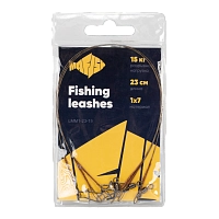Поводок металлический MAᗥFISH 1х7 нитей 23см, 15кг (3шт. упак)