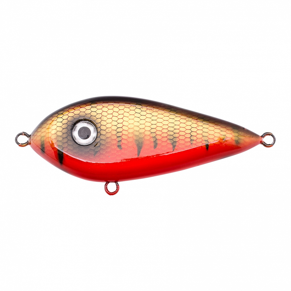 Джеркбейт Svartzonker Squarepusher 11cm 59g - C4 Red Tiger (105504). Фото №1