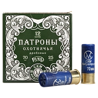 СКМ Патрон охотничий 12/70 №5 б/к 36гр. "Русь" (п. Сокол) 25шт., короб.250