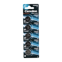 Батарейка литиевая Camelion CR2025 BL-5 (CR2025-BP5, батарейка литиевая,3V)