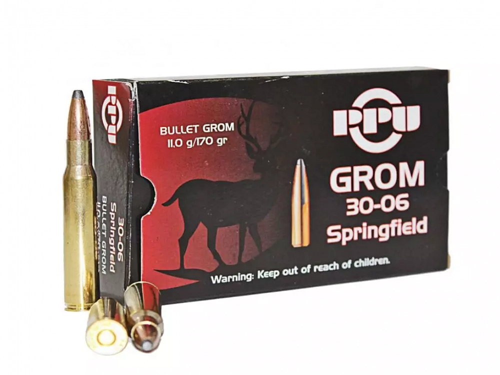 Патрон нарезной PARTIZAN PPU калибр 30-06 SPRG GROM 11,0 гр. (в пачке 20 шт.). Фото №1 Патрон нарезной PARTIZAN PPU калибр 30-06 SPRG GROM 11,0 гр. (в пачке 20 шт.). Фото №1