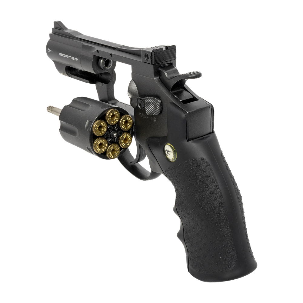 Револьвер пневматический BORNER Super Sport 708, калибр 4,5 мм (с картриджи 6 шт.). Фото №3 Револьвер пневматический BORNER Super Sport 708, калибр 4,5 мм (с картриджи 6 шт.). Фото №3