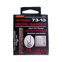 !!!MIDDY Silver Fish 18 to 0.12 (уп 9шт)  Крючок с поводком 