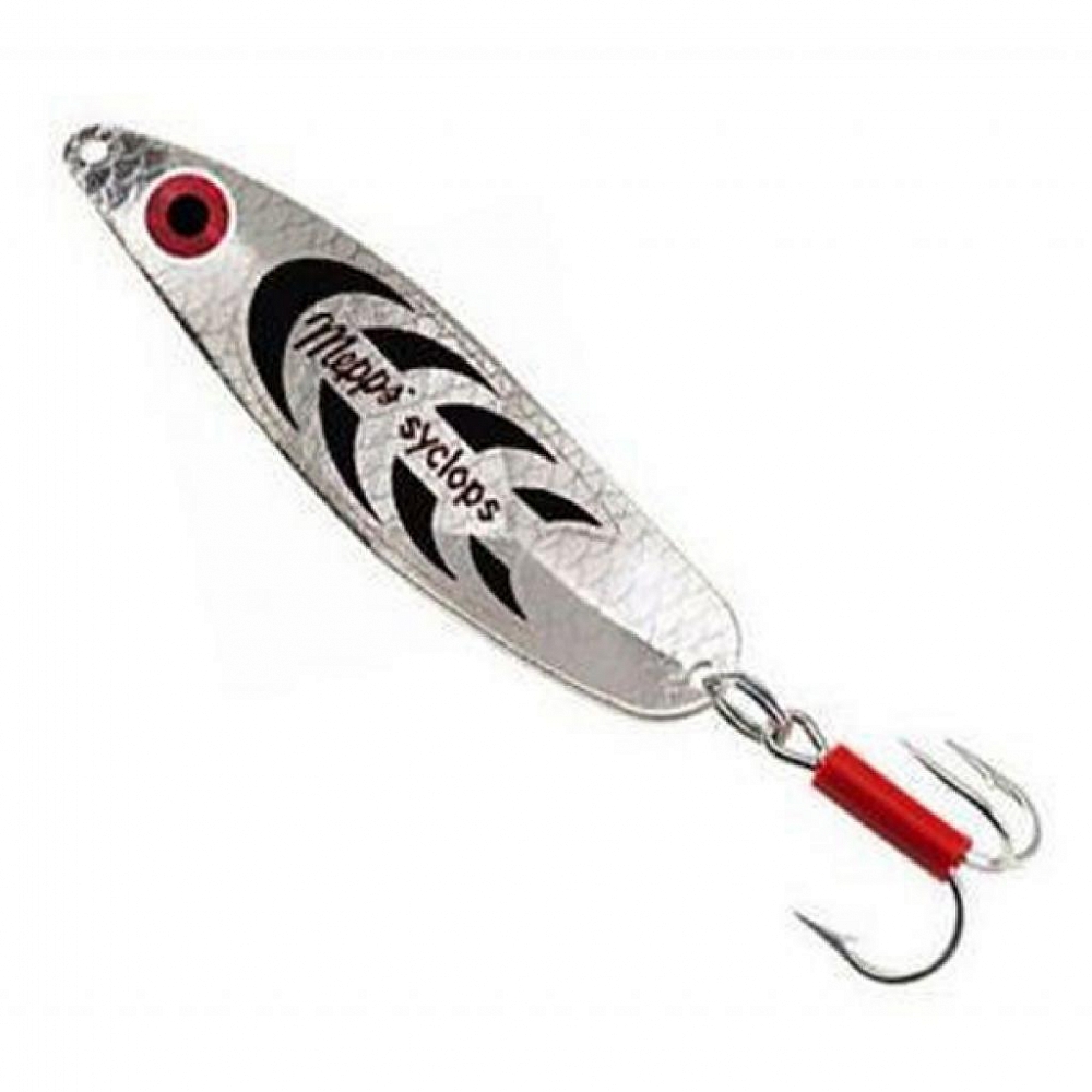 Блесна колеблющаяся Mepps Syclops 3 SILVER/Black. Фото №2