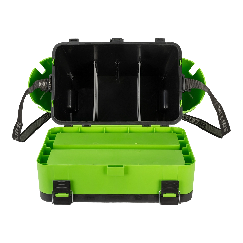 Ящик зимний "FishBox" односекционный (19л) зеленый Helios. Фото №4 Ящик зимний "FishBox" односекционный (19л) зеленый Helios. Фото №4