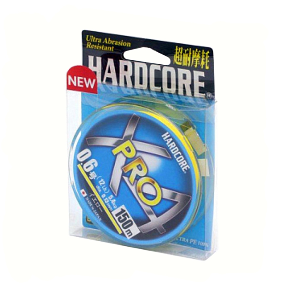 Пл.шн. Duel PE Hardcore X4 PRO 150m Yellow #1.0 (0.17mm) 8.0Kg. Фото №2
