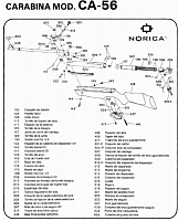 Поршень к пневматическим винтовкам Norica CA-56, Sport, Titan