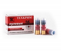 Патрон Техкрим 16/70 с пулей Zala 28 г. (в коробке 10 шт.)