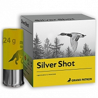 Патрон «Grand Patron» 20/70 №1, 24гр. SILVER SHOT (в пачке 25 шт.) (в коробке 250 шт.)