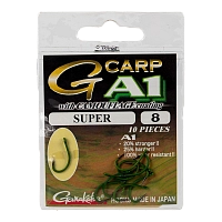 Крючок Gamakatsu A-1 G-Carp Camouflage Green Super №08