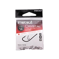 !!!Крючки metsui CRYSTAL цвет bin размер №14 в уп. 12шт.