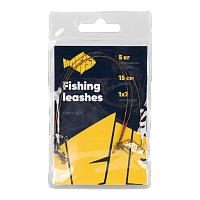 Поводок металлический MAᗥFISH 1х7 нитей 15см, 5кг (3шт. упак)