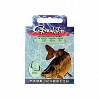 Крючок GAMAKATSU BKS-3510F Carp 60см №6 d поводка 022 (10шт.) (140142-00600)