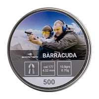 Пуля пневматическая Borner "Barracuda",  4,5 (500 шт.) 0,70гр. (30 шт в коробке)