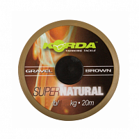 Поводковый материал Korda SuperNatural Gravel Brown 25lb KSNB25