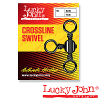 Вертлюжок тройной Lucky John Crosline Swivel №004