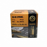 Патрон нарезной SELLER&BELLOT калибр 30-06 SPRG FMJ 8,0 гр. BULK PACKING BOX (в пачке 50 шт.)