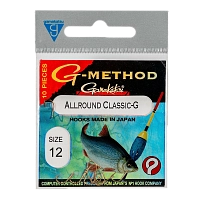 Крючок Gamakatsu G-Method Allround Hooks Gold №12