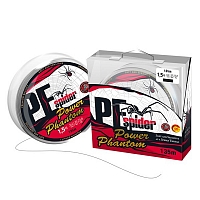 Шнур Power Phantom 8x, PE Spider, 135м, темно-серый #1,5  0,2мм, 15,8кг