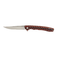 Нож складной Kranch RB-195, клинок AUS8, рукоять G10 red and black