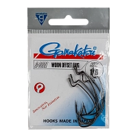 Крючок Gamakatsu Hook Worm Offset EWG Black №1/0