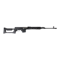 Карабин Тигр исполнение 01 калибр 7,62х54, приклад с поворотной щекой, пластик, КРИПТЕК черный, комплект для чистки, L-620