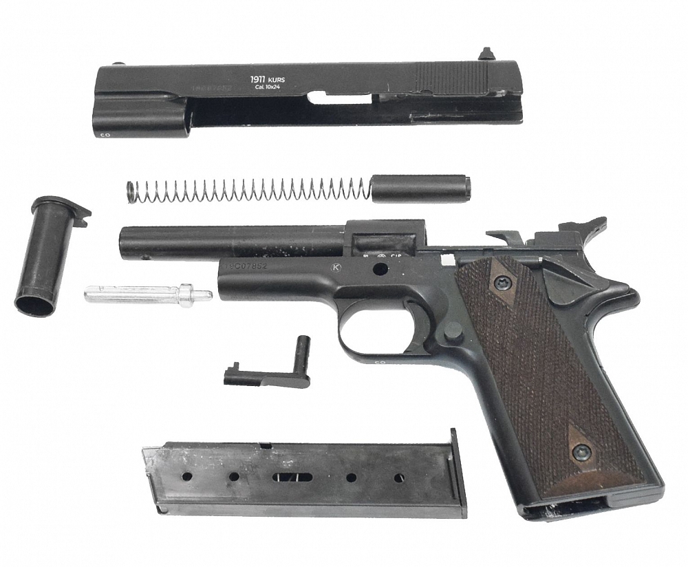 Оружие списанное, охолощенное пистолет CLT 1911 CO калибр 10х24 (черный). Фото №11 Оружие списанное, охолощенное пистолет CLT 1911 CO калибр 10х24 (черный). Фото №11