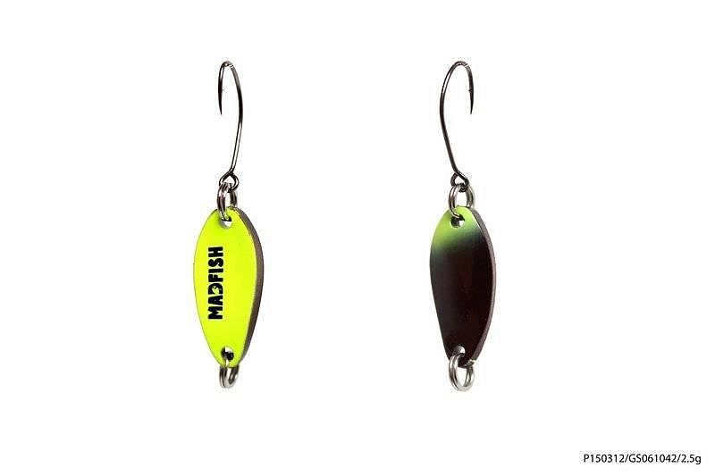 Блесна колеблющаяся MADFISH Juna 2,5г, цвет GS061042. Фото №1