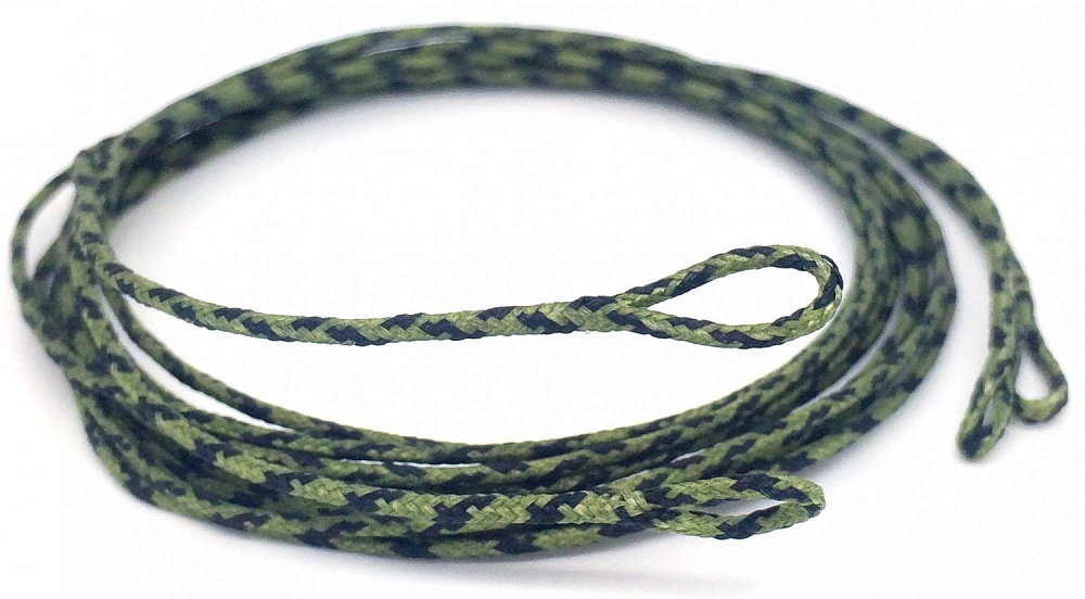 VARDIS TACKLE Противозакручиватель Downfall Double Looped Leader 80cm Camo Green 2шт / М-00473-80. Фото №1