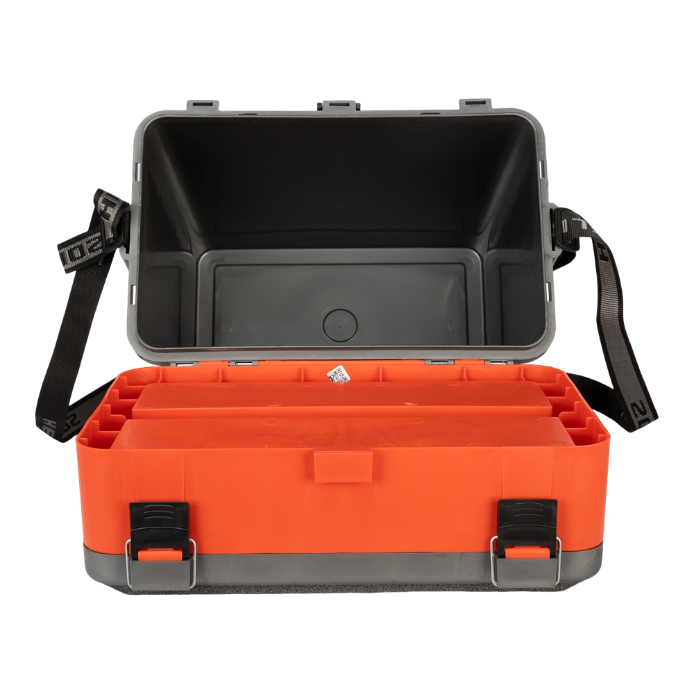 Ящик рыболовный зимний серый/оранжевый Helios (HS-IB-19-GO). Фото №4 Ящик рыболовный зимний серый/оранжевый Helios (HS-IB-19-GO). Фото №4