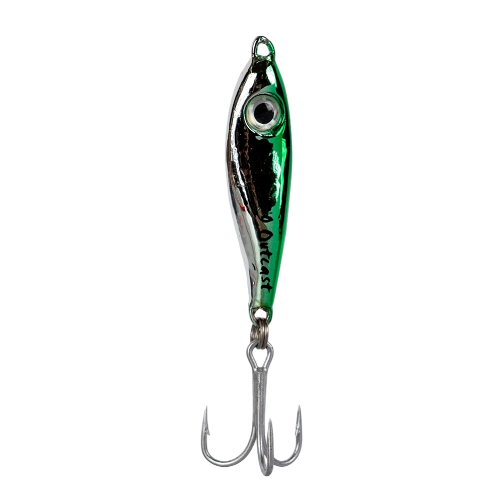 Блесна колеблющаяся Halco OUTCAST, 20г, GREEN. Фото №2