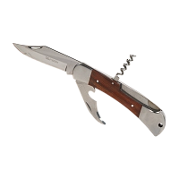 Нож складной "Мичман" LD359-525, клинок 65х13, рукоять металл, дерево (Ярхант)