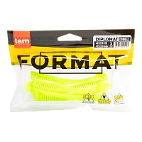 Силиконовая приманка FORMAT DIPLOMAT 100mm, цвет F29 (5шт.упак)