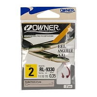 Крючок с поводком Owner RL-9330 02-0.35