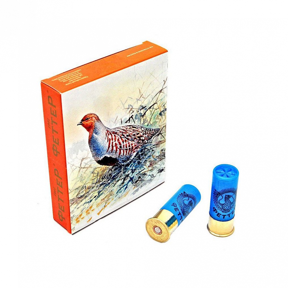 Патрон ФЕТТЕР ТЕМАТИЧЕСКИЙ (Куропатка) 12/70 дробь №7 30гр. (в коробке 10 шт). Фото №2 Патрон ФЕТТЕР ТЕМАТИЧЕСКИЙ (Куропатка) 12/70 дробь №7 30гр. (в коробке 10 шт). Фото №2