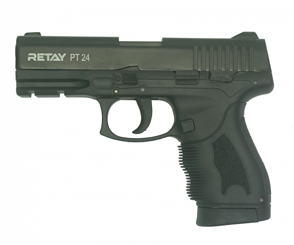 Пистолет охолощенный RETAY PT24, (Taurus), черный, калибр 9mm. P.A.K. Фото №2