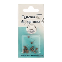Мормышка вольфрамовая Дробинка d4,0 вес 0,54гр, цвет (черное золото), упак. 10шт