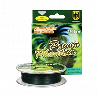 Шнур плетеный Power Phantom 8x,120m,0,19mm,18,35kg,темно-зеленый