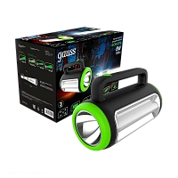 Фонарь прожекторный Gauss модель GFL603 8W 500lm lead acid 1500mAh диммируемый LED 1/10/20