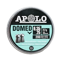 Пуля пневматическая APOLO "Domed", для винтовки, 6.35 2.2 гр. (200 шт.)