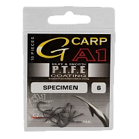 Крючок Gamakatsu A-1 G-Carp Specimen PTFE №06