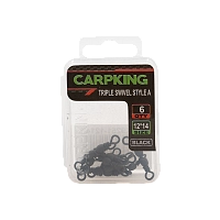 Вертлюг на три направления "Carpking" CK9251-1214 #12x14 (6шт. упак.)