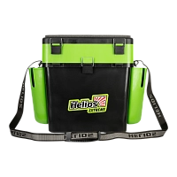 Ящик зимний "FishBox" односекционный (19л) зеленый Helios