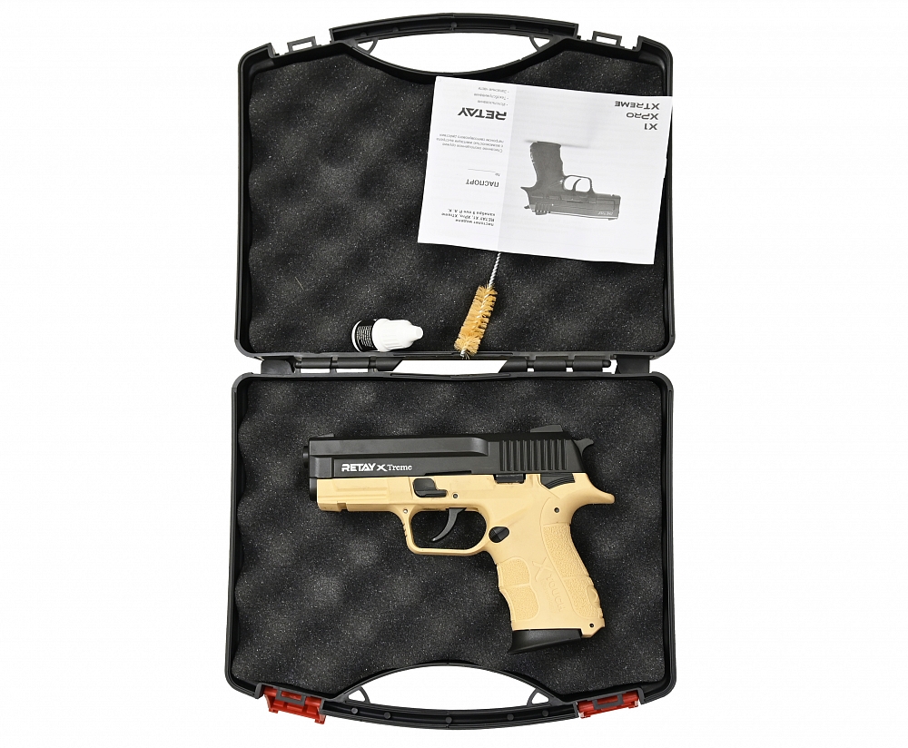 Пистолет охолощенный RETAY XTREME, Yellow, калибр 9mm. P.A.K. Фото №5 Пистолет охолощенный RETAY XTREME, Yellow, калибр 9mm. P.A.K. Фото №5