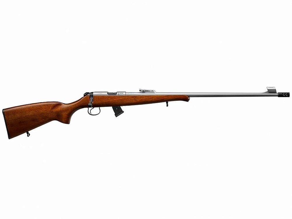 Карабин CZ 455 Stainless калибр 22 LR, 10-зарядный магазин, LONG STILL 1/2x20 UNF. Фото №2