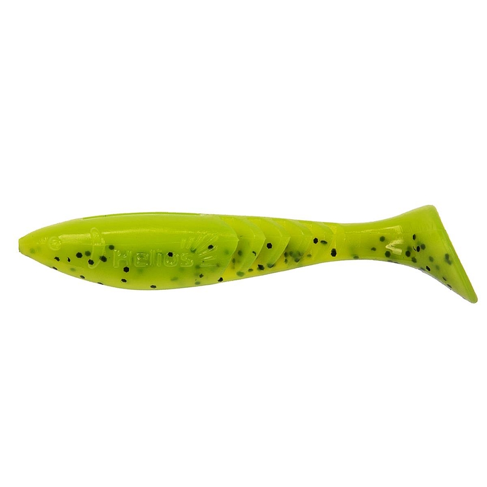 Виброхвост Helios Slash 2,64"/6,7 см Pepper Lime 10шт. (HS-19-009). Фото №1