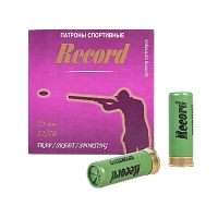 Патрон Рекорд Sporting 12/70 №7,5 28г (в пачке 25 шт.) (в коробке 250 шт.)